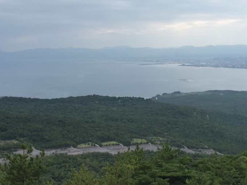 桜島・湯之平展望台からの眺め