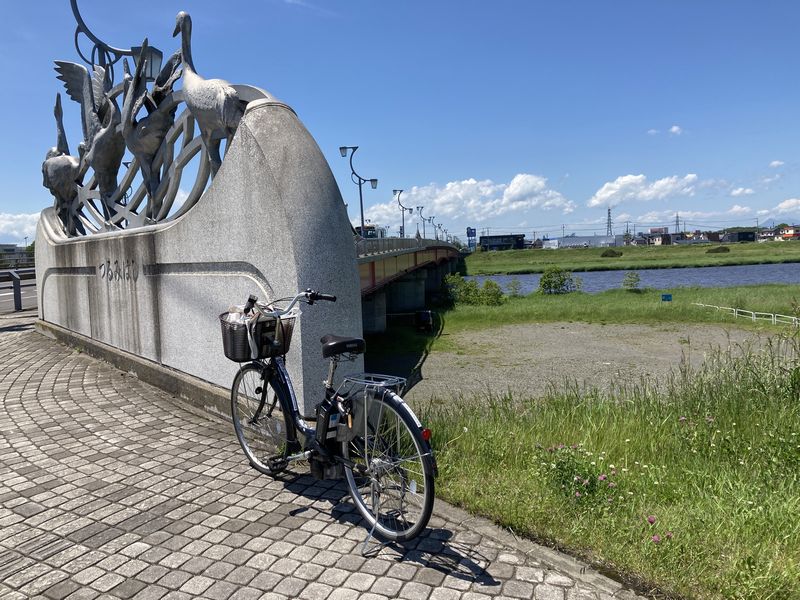 新釧路川に架かる「鶴見橋」